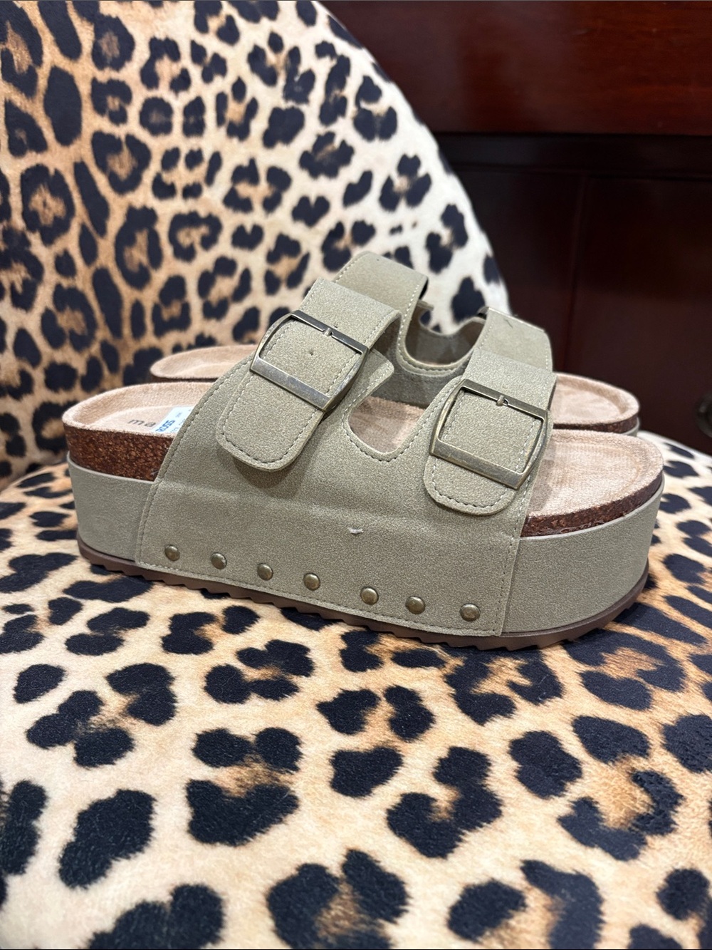 Women’s Platform buckle Slide Sandals